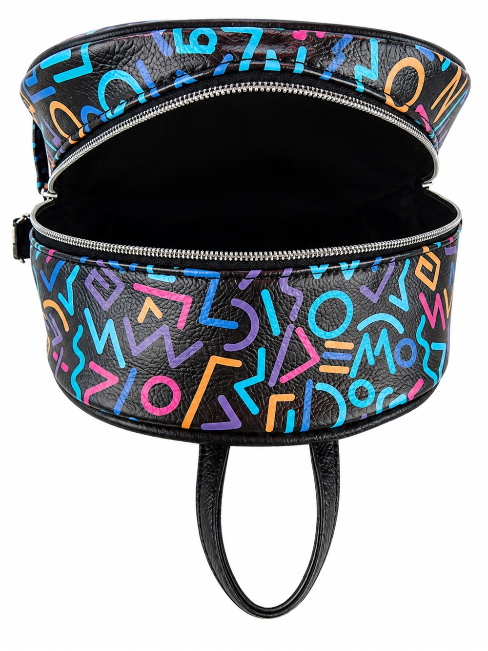 Funko Stranger Things Black Neon Geo Mini Backpack - Picture 5 of 8